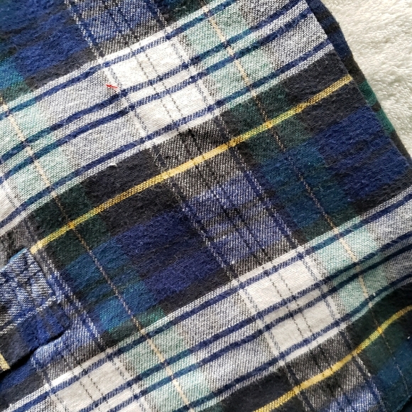 90s Vintage Patchwork Plaid Vest Talbots - Picture 9 of 12